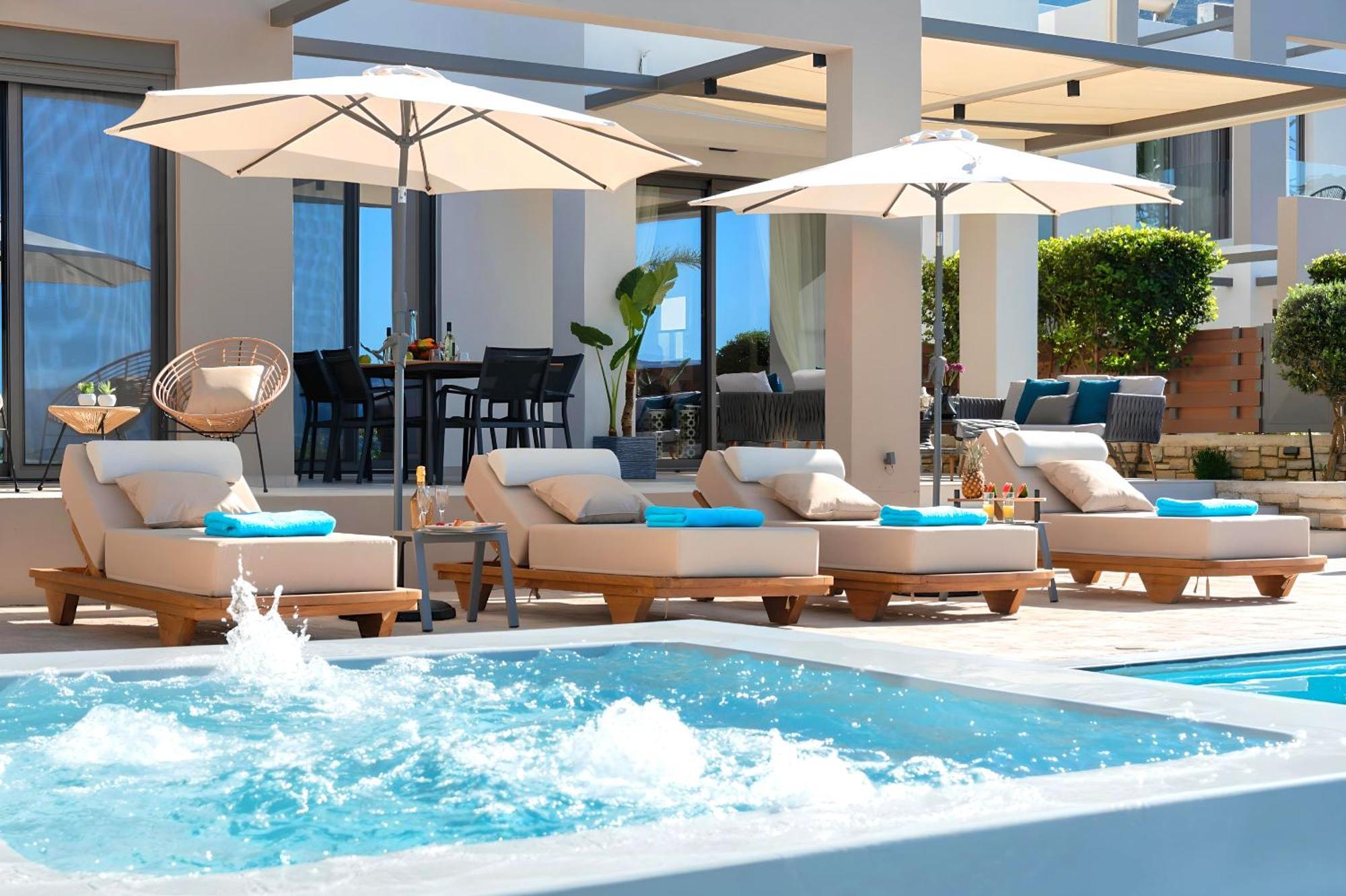 Minoas Villas Heated Pool Kournas Экстерьер фото