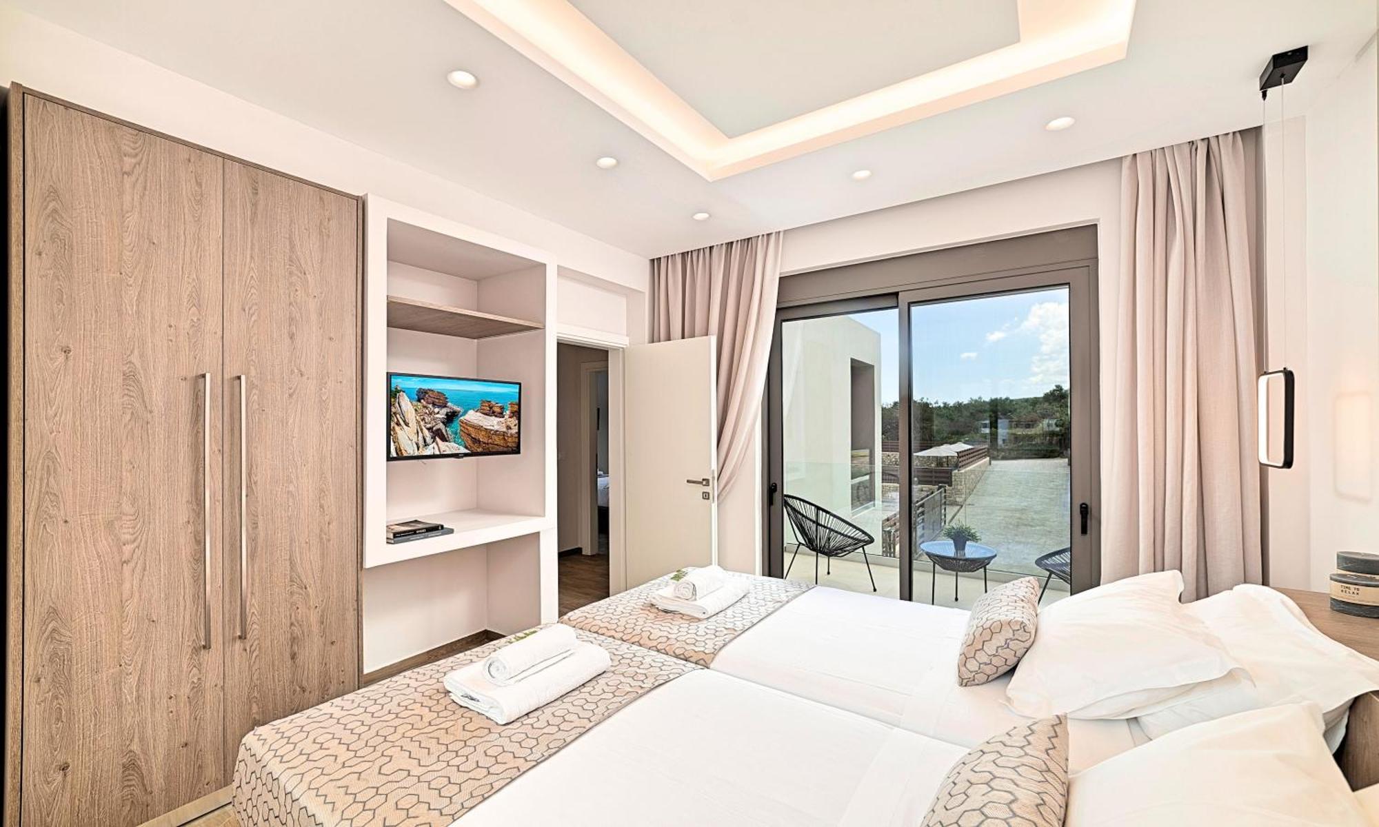 Minoas Villas Heated Pool Kournas Экстерьер фото