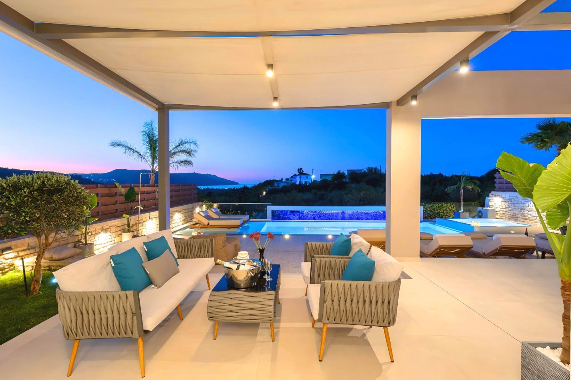 Minoas Villas Heated Pool Kournas Экстерьер фото