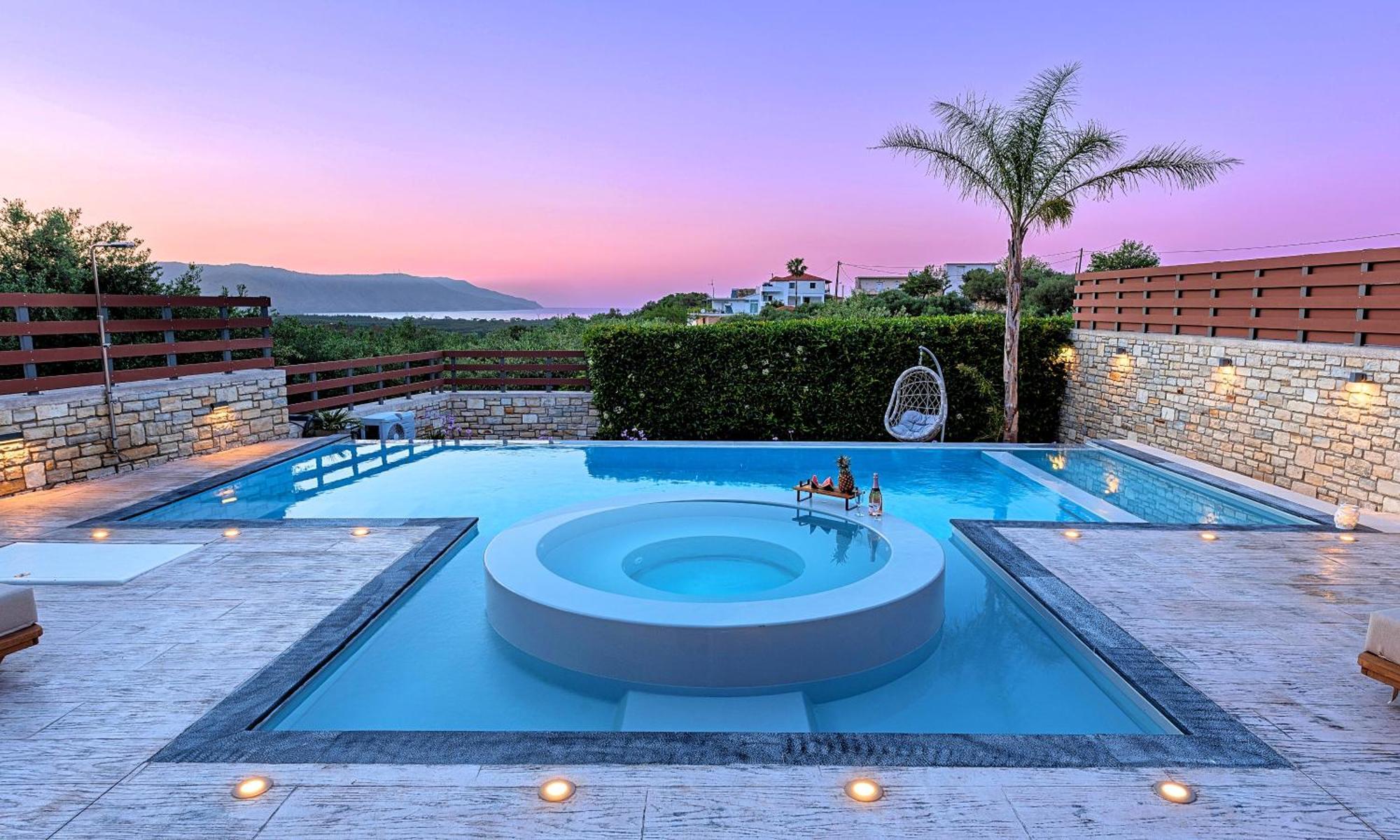 Minoas Villas Heated Pool Kournas Экстерьер фото